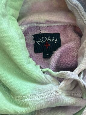Noah Pastel Tie-Dye Hoodie in Lavender & Mint
